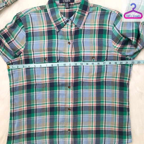 CHAPS SOFT COTTON BUTTON UP SHIRT - Picture 6 of 13